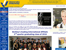 Tablet Screenshot of berkley-u.edu